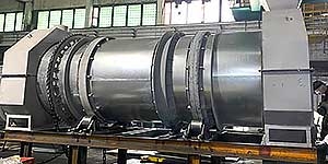 Барабанный сушильный комплекс для опилок